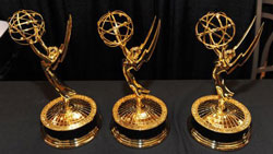 three-emmy-statues