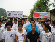China - Kids with Globe Aware shirts